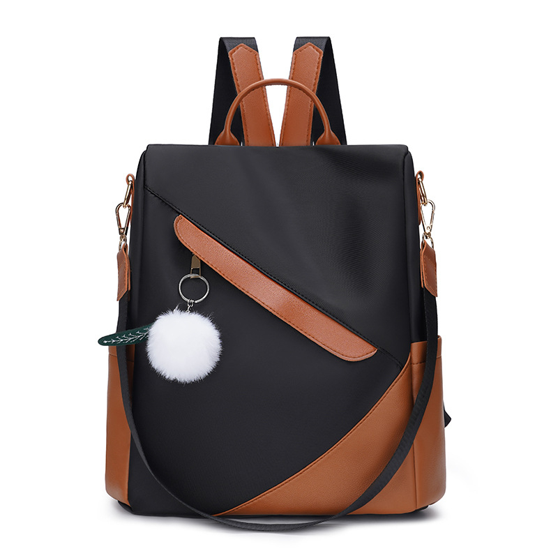 Ženski ruksak od Oxford platna s zaštitom od krađe, velik kapacitet; zatvaranje na zip; unutarnji džepovi za prijenosno računalo i kameru; unutarnji podijeljeni pretinac; trodimenzionalni dizajn.