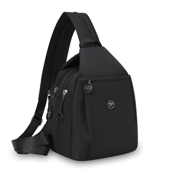 Najlonska crossbody torba | vertikalni kvadratni oblik | zatvarač | pretinac za mobitel | ležerni stil