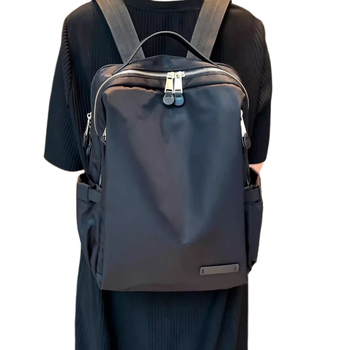 Ženski putni ruksak — Materijal Silk Flower, Unutarnja podstava od baršuna, Otvaranje s poklopcem, Mekan dizajn, Vanjska pretinica s patentnim zatvaračem, Unutarnji dodatni odjeljak, Za svakodnevnu uporabu