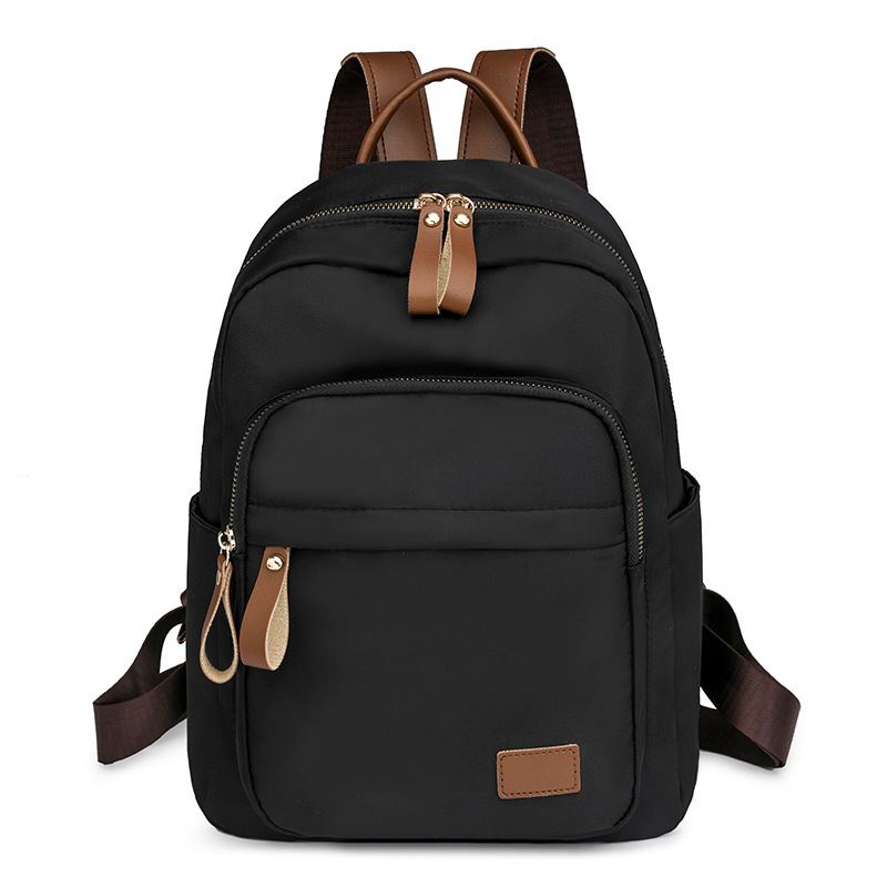 Ženski ruksak, najlon, gradski stil, zatvarač, laminirana džep na zip, unutarnja pregrada