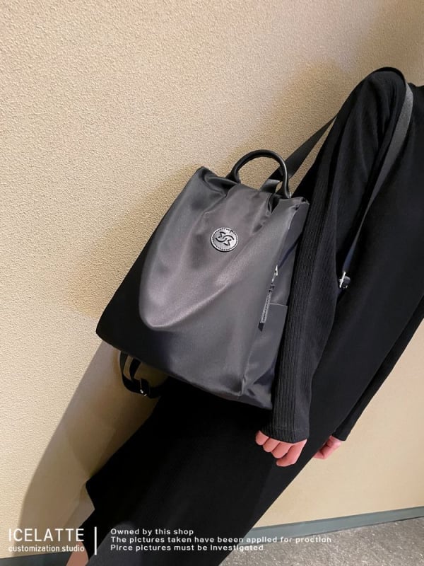 Oxford ženski ruksak s zaštitom od krađe, zatvaranje na zip, unutarnji džepovi: zip džep, džep za telefon, džep za dokumente, 3D vanjski dizajn, vodootporan i otporan (Spring 2025)