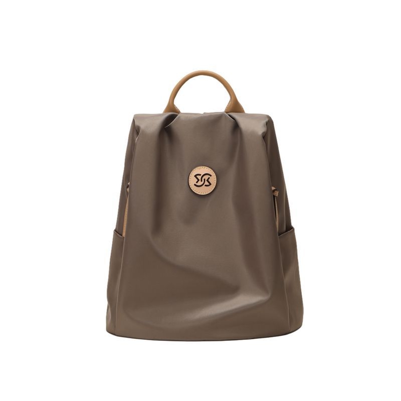 Oxford ženski ruksak s zaštitom od krađe, zatvaranje na zip, unutarnji džepovi: zip džep, džep za telefon, džep za dokumente, 3D vanjski dizajn, vodootporan i otporan (Spring 2025)