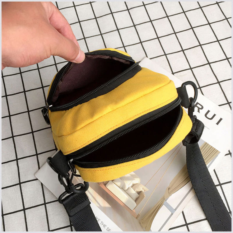 Crossbody torba s urbanim minimalističkim stilom, od Oxford platna, kvadratnog oblika, sa jednom trakom, za dnevnu upotrebu