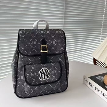 Ruksak uličnog stila, materijal pamuk-lan, podstava Oxford, zatvaranje preklopom, unutarnja džep za telefon i džep sa zatvaračem, srednja čvrstoća, pogodan za svakodnevnu uporabu