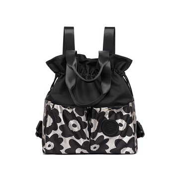 Ženski ruksak s šnornim zatvaračem od Oxford platna; džep za telefon; vanjski otvoreni džep; prozračan