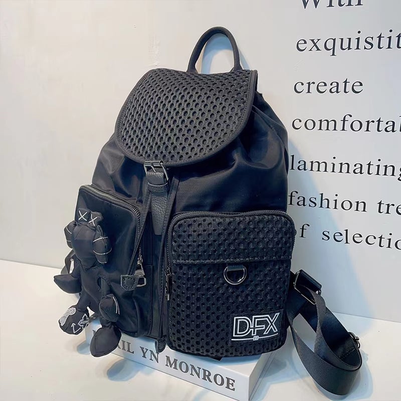 Ženski ruksak od Oxford platna s kapom i šnalom zatvaranja – gradski stil, vodootporan i otporan na habanje, unutarnji džepovi sa zipom i džep za mobitel