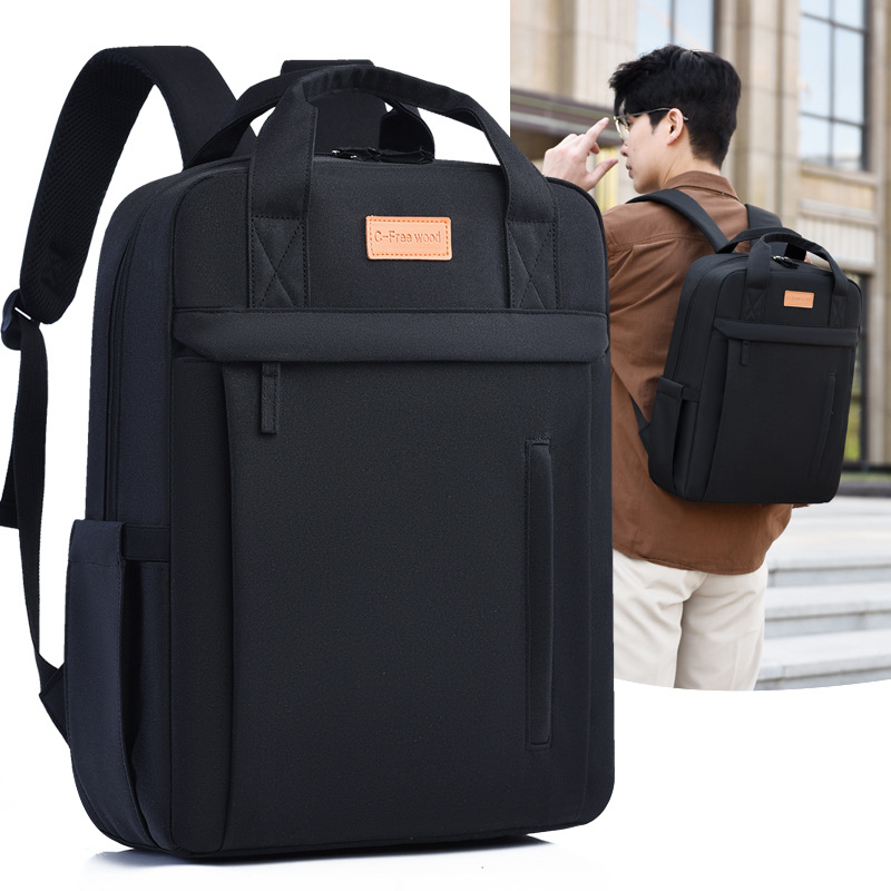 Vízálló Oxford vászon hátizsák, 36-55L, 15 hüvelykes laptophoz, légpárnás vállpánttal