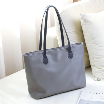 Unisex profesionalna tote torba od Oxford materijala, horizontalnog kvadratnog oblika, zatvaranje na zip, nylon podstava