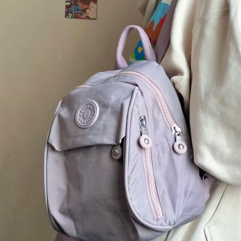 Ruksak | Unisex stil, poliester, proljeće 2023, laminirani džep na zip, svakodnevna uporaba