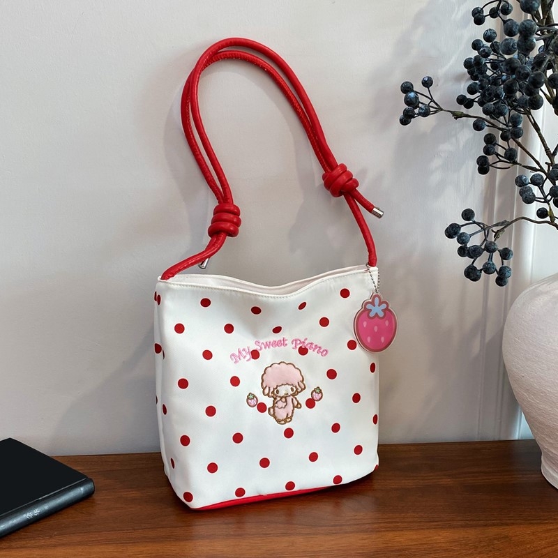 Bucket bag – Oxford tkanina, svjež i sladak stil, najlonska podstava, jesen 2025