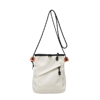 Unisex kvadratna crossbody torbica, vertikalni stil, Oxford tkanina, zatvarač sa šnimom, unutarnja džep sa zipom