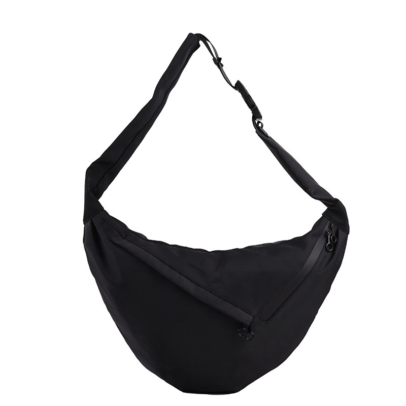 Ženska crossbody torba u dumpling stilu, lagana Oxford tkanina, zatvarač, poliester podstava, za putovanja u slobodno vrijeme