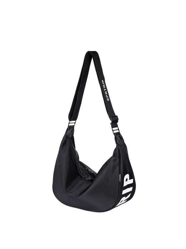 Casual crossbody torba od najlona Oxford, s printom slova, velika kapaciteta