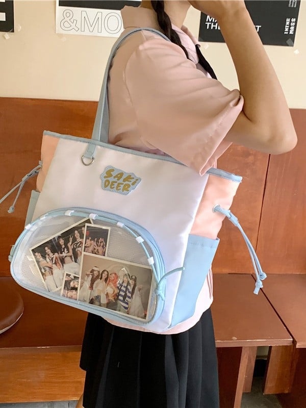 Dikailuo crossbody torba, Oxford platno, zatvarač, džepovi za telefon i dokumente