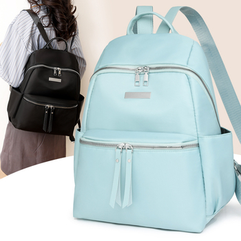 Ženski ruksak za gradski stil, Oxford platno, poliester podstava, otvaranje na zip, unutarnja organizacija: tajni džep sa zatvaračem, džep za telefon, džep sa zatvaračem