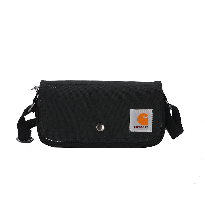 Crossbody torba — Oxford materijal, horizontalni kvadratni dizajn, zatvaranje s poklopcem, unutarnji džepovi za telefon i osobnu iskaznicu