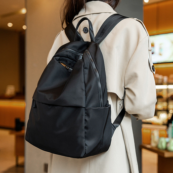 Ženski vanjski ruksak od Oxford materijala, vodootporan, velik kapacitet, proljeće 2025, podstava: Oxford tkanina, stil: zrela žena