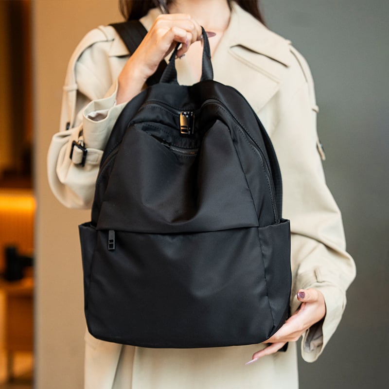 Ženski vanjski ruksak od Oxford materijala, vodootporan, velik kapacitet, proljeće 2025, podstava: Oxford tkanina, stil: zrela žena