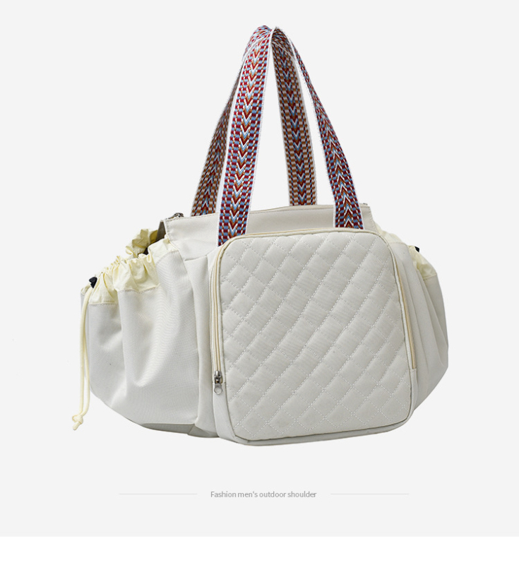 Majčinski ruksak, velik kapacitet, vodootporan, Oxford platno, zatvaranje na zip, s unutarnjim pretincima