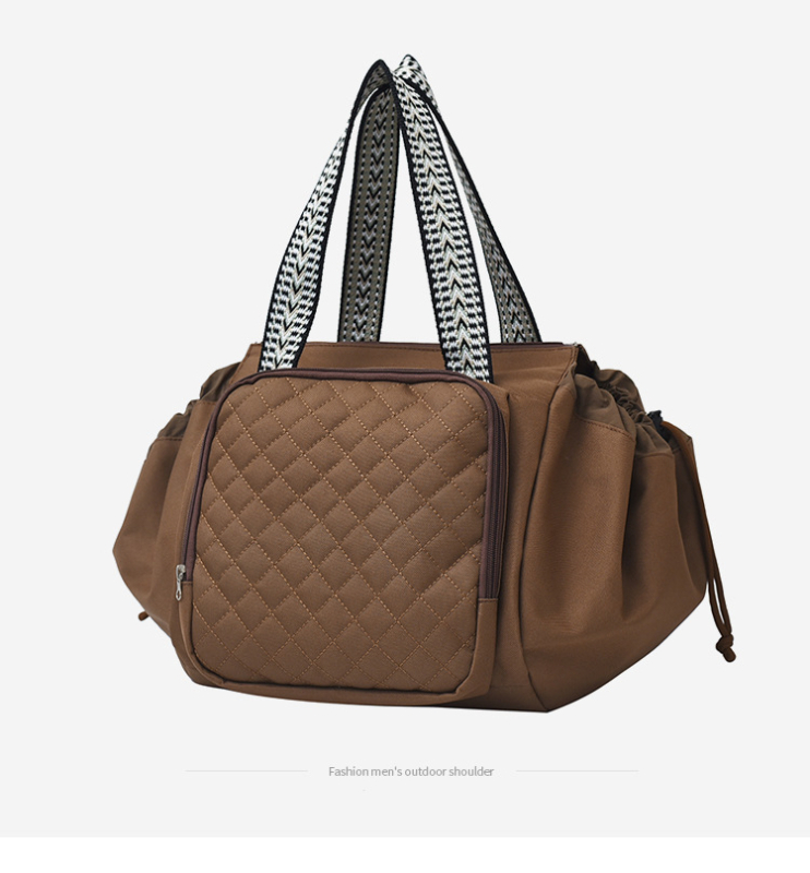 Majčinski ruksak, velik kapacitet, vodootporan, Oxford platno, zatvaranje na zip, s unutarnjim pretincima