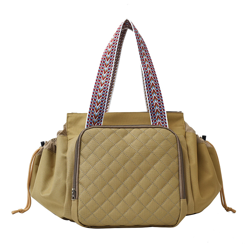 Majčinski ruksak, velik kapacitet, vodootporan, Oxford platno, zatvaranje na zip, s unutarnjim pretincima