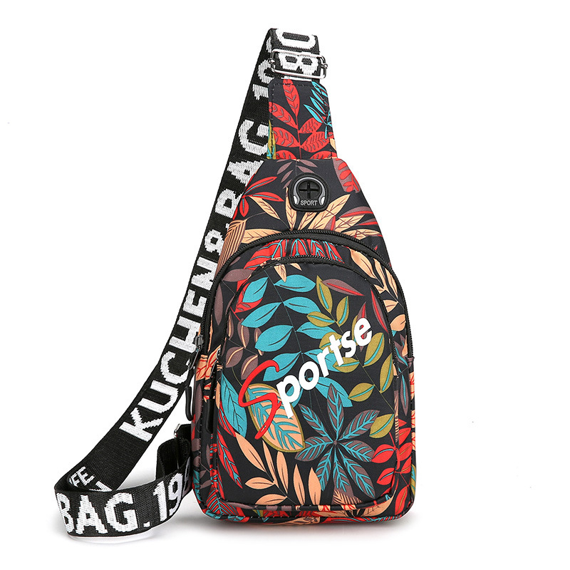 Crossbody torba - Oxford tkanina, vertikalno kvadratnog oblika, zatvaranje na zip, džep za telefon, poliester podstava