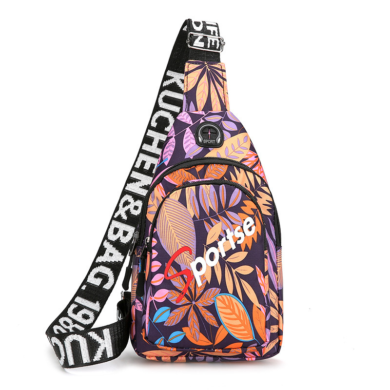Crossbody torba - Oxford tkanina, vertikalno kvadratnog oblika, zatvaranje na zip, džep za telefon, poliester podstava