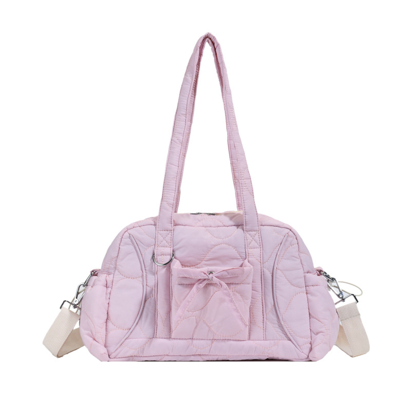 Tote torba za gradski stil, Oxford materijal, podlaktna verzija, zatvarač, vodoravni kvadratni oblik, dvostruke naramenice