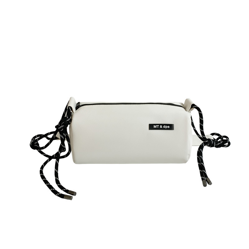 Unisex bucket torba, cilindričnog oblika, od Leather film oxford cloth, podstava od poliestera, zatvarač
