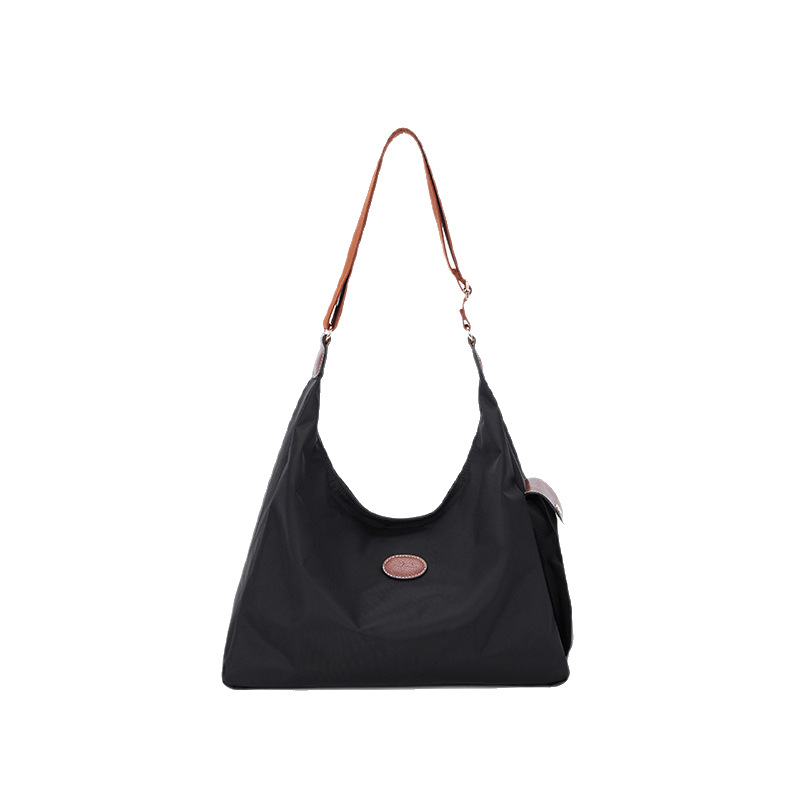 Tote táska üzleti útra, Oxford anyag, dumpling-forma, cipzáras zárás