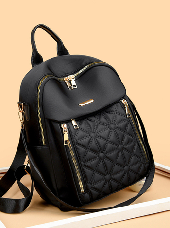 Раница за свободно време от Oxford плат, водоустойчива, триизмерен дизайн, затваряне с цип