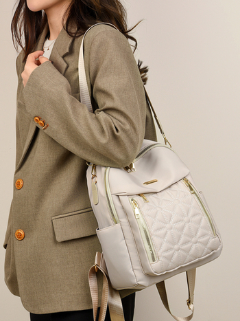 Раница за свободно време от Oxford плат, водоустойчива, триизмерен дизайн, затваряне с цип