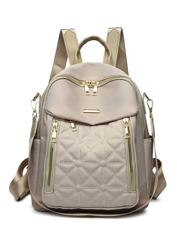 Раница за свободно време от Oxford плат, водоустойчива, триизмерен дизайн, затваряне с цип