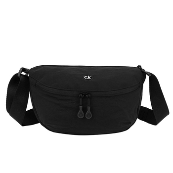Sedlasta torba preko ramena, najlonska, podstava poliester, zatvarač, džep za mobitel, unisex
