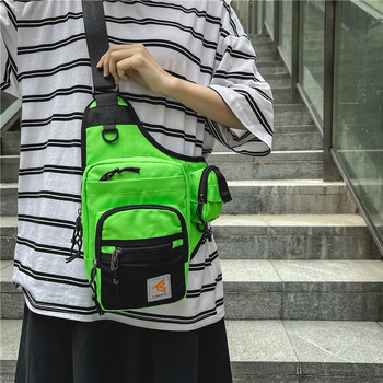 Crossbody torba, gradski stil, Oxford platno, zatvarač, vertikalni kvadratni oblik, džep za telefon