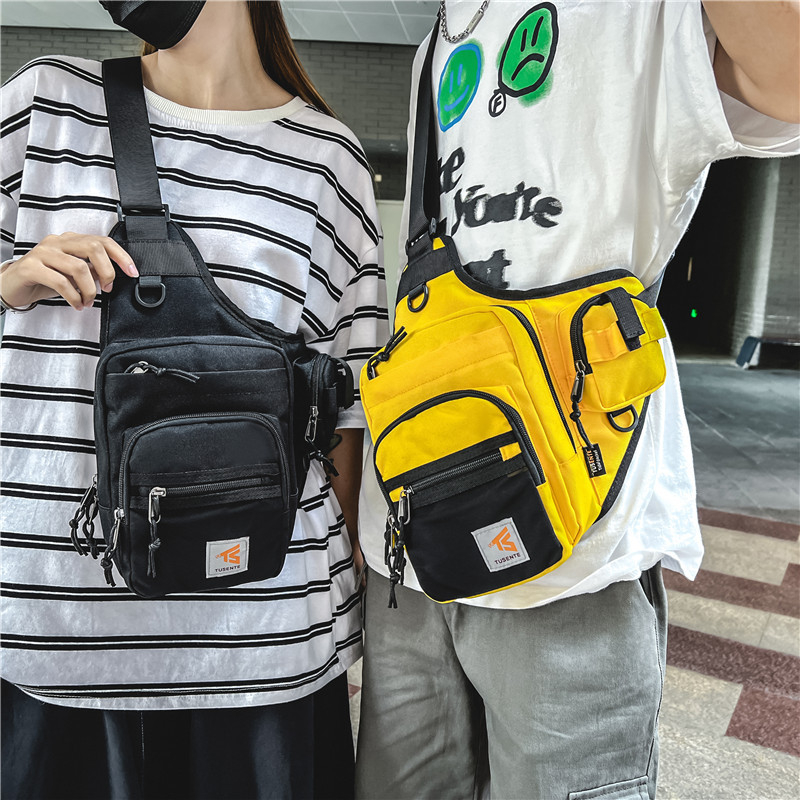 Crossbody torba, gradski stil, Oxford platno, zatvarač, vertikalni kvadratni oblik, džep za telefon
