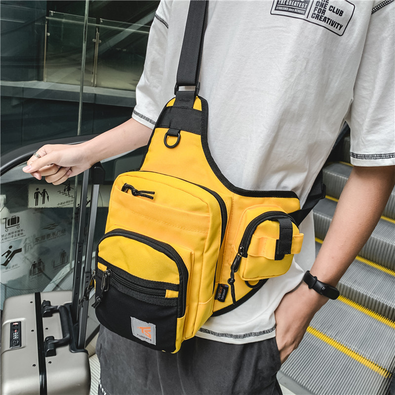 Crossbody torba, gradski stil, Oxford platno, zatvarač, vertikalni kvadratni oblik, džep za telefon
