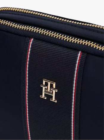 Crossbody torba za kameru — gradski minimalizam, Oxford platno, mala kvadratna forma, zatvarač, unutarnja džep za telefon