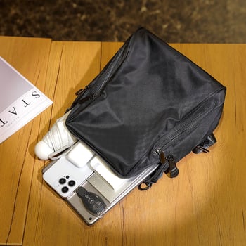 Modni lagani ruksak za putovanja od Oxford platna, velik kapacitet, zatvarač, unutarnji džepovi (zip džep, džep za mobitel, džep za ID), s međuslojem, otporan na habanje