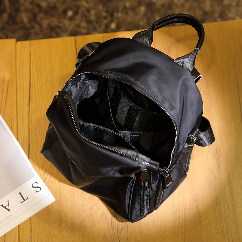 Modni lagani ruksak za putovanja od Oxford platna, velik kapacitet, zatvarač, unutarnji džepovi (zip džep, džep za mobitel, džep za ID), s međuslojem, otporan na habanje