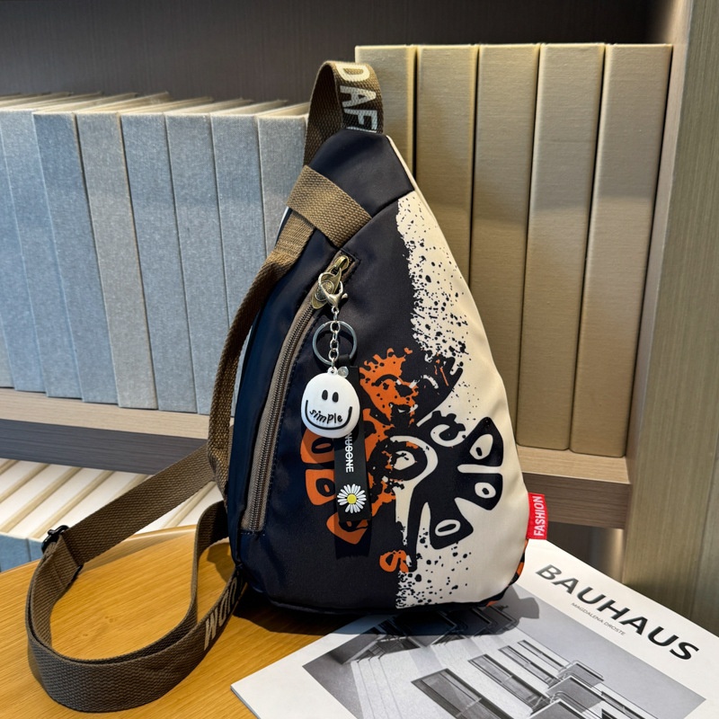 Torba za rame crossbody, vodootporna Oxford tkanina, gradski minimalistički stil, zatvaranje na zip, unutarnji pretinci: pretinac sa zipom, pretinac za mobitel, pretinac za dokumente, laminirani pretinac sa zipom
