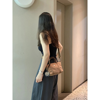 Geantă Dumpling pentru femei, crossbody – stil cyber function, material nylon, căptușeală nylon, fermoar, pentru călătorii de recreere
