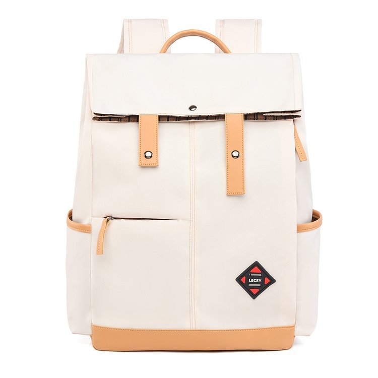 Női nejlon hátizsák cipzárral, poliészter bélés, belső patch zseb, tavasz 2025