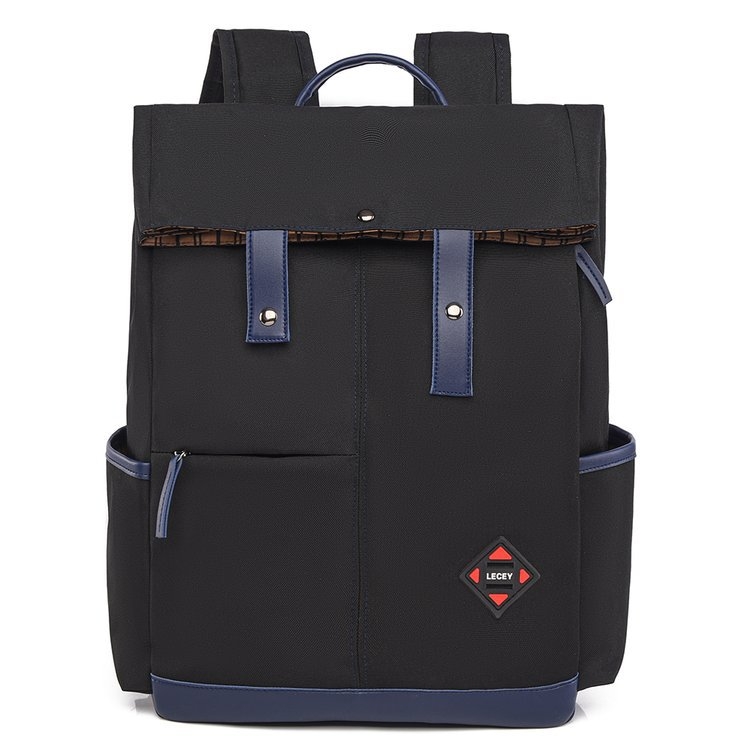 Női nejlon hátizsák cipzárral, poliészter bélés, belső patch zseb, tavasz 2025