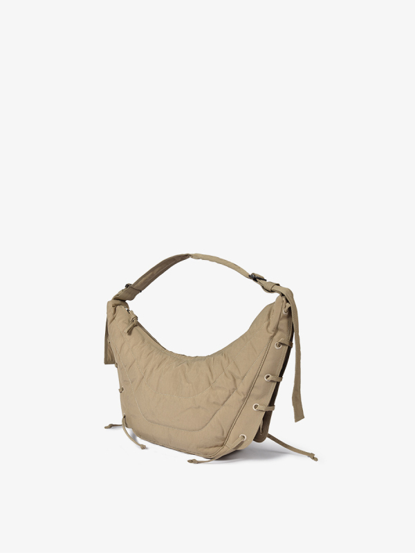 Geantă hobo cu curea reglabilă, stil urban, material Oxford, formă dumpling, închidere cu fermoar, căptușeală poliester, unicolor