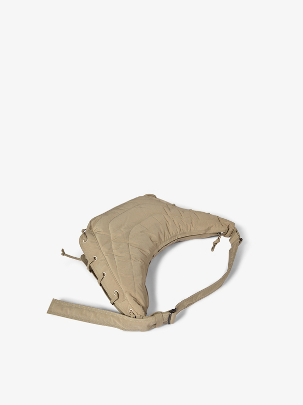 Geantă hobo cu curea reglabilă, stil urban, material Oxford, formă dumpling, închidere cu fermoar, căptușeală poliester, unicolor