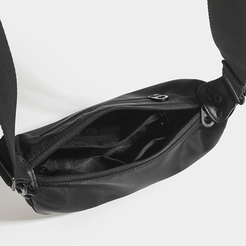 Unisex torba preko tijela od Oxford platna, polumjesnog oblika, džep za mobitel, zatvarač