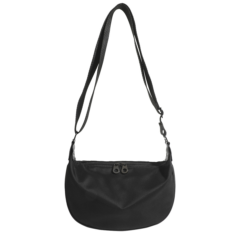 Unisex torba preko tijela od Oxford platna, polumjesnog oblika, džep za mobitel, zatvarač