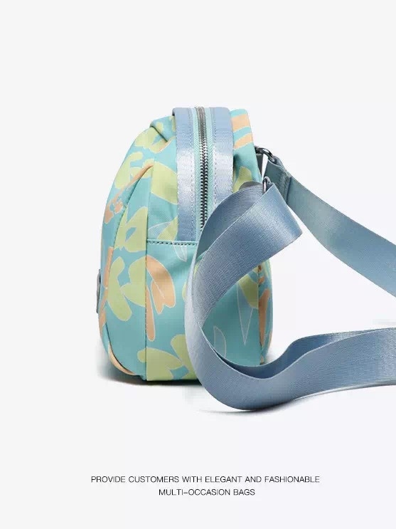 Ženska oxford shell crossbody torba sa zatvaračem, džepom za telefon, mekana izrada, s jednim remenom