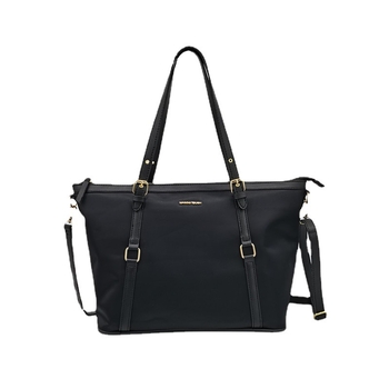 Torba Tote s crossbody remenom, Oxford tkanina, horizontalni kvadratni oblik, zatvaranje zipom, unutarnja džep s zipom, tri remena (Oxford tkanina; horizontalni kvadratni oblik; zatvaranje zipom; unutarnja džep s zipom; tri remena)